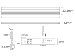 چراغ LED جهت جای کفش